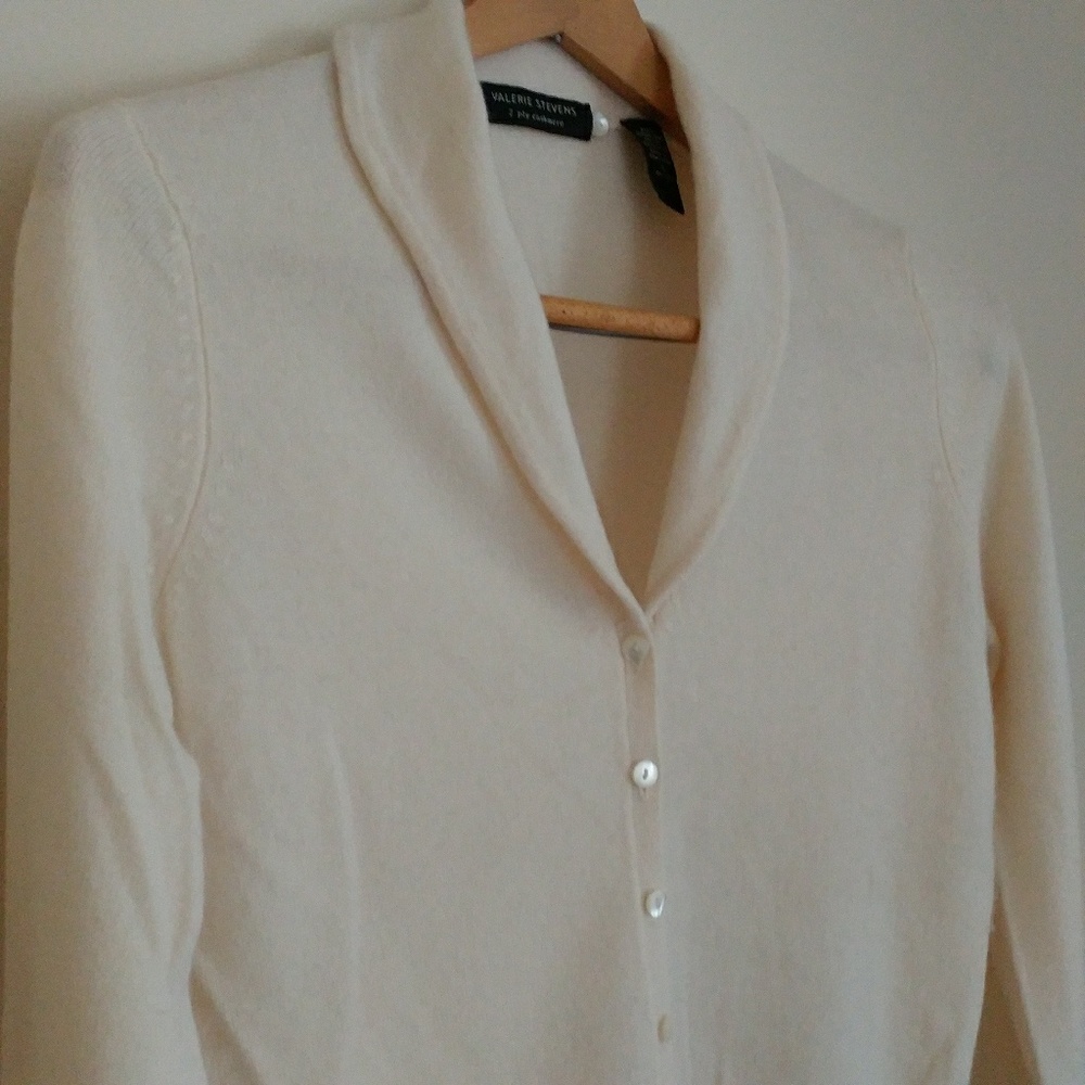 Creamy Cashmere Cardigan